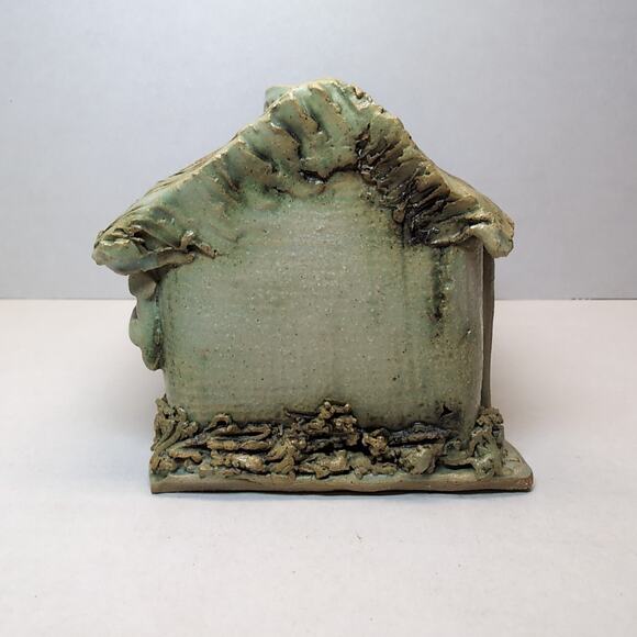 Malahide Pottery Irish Cottage Tea Light Holder Fairy Garden Made in Ireland - Picture 4 of 8